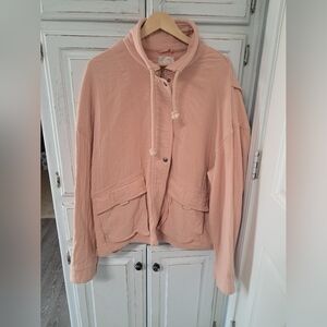 Oli & Hali Pale Pink Jacket LARGE With Pockets